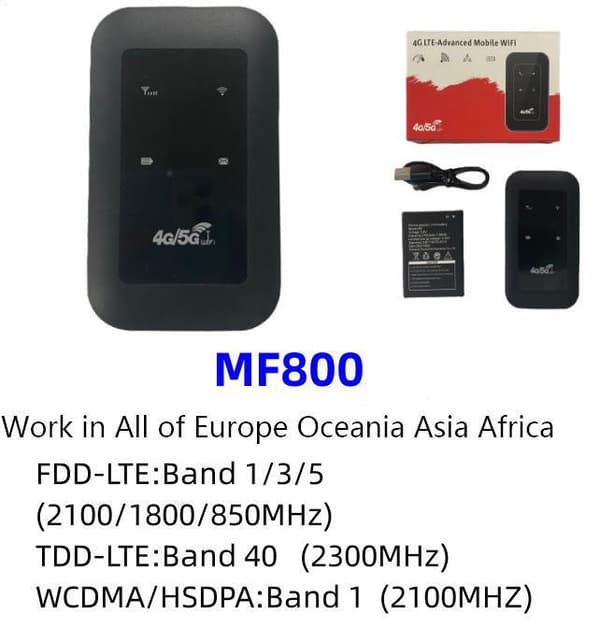 SIM-kort Mobilt WiFi Hotspot 4G LTE 150 Mbps 120