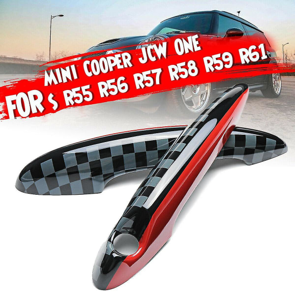 2 X Ovenkahvan cover cap Abs Mini Cooper Jcw One S:lle R55 R56 R57 R58 R59 R61-A1