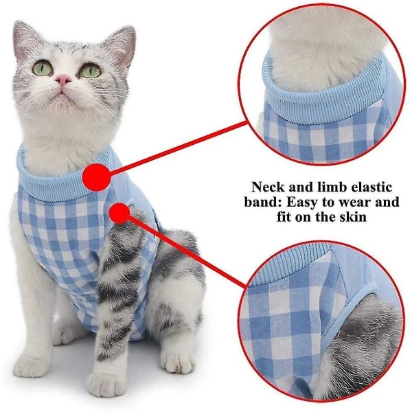 Cat Body After Op Op Body For Dogs Kattkläder Endast för katter Cat Recovery Suit