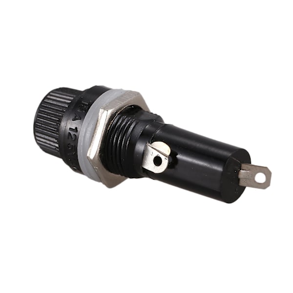 5 st AC 125V 15A 6 x 30mm Panelmonterad Säkringshållare