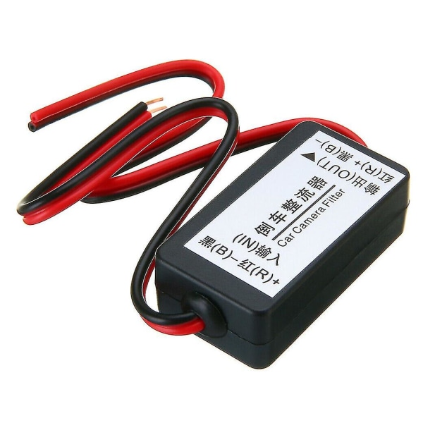 12v Dc Power Relæ Kondensator Filter Ensretter Kompatibel med Bil Backup Camera-qq