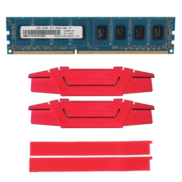 Ddr3 4gb Desktop Memory Ram+cooling Vest 1333 Mhz Pc3-10600u 240pins Dimm Ram High Performance For