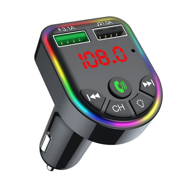 Bt23 Car Bluetooth 5.0 Fm Transmitter Quick Charger Pd 20w+ Qc3.0  Hands Free Call One Key