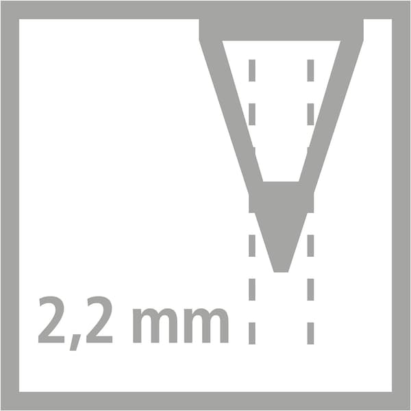 Handskriftspenna - Högerhänt - 12-pack - HB