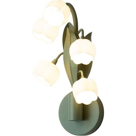 Vihreä kielon seinävalaisin, 3 väritilaa, G4 LED-lamppu