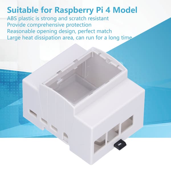 Kabinet til Raspberry Pi 3 Model ABS Modulær Boks Industriel Kontrol Case Tilbehør
