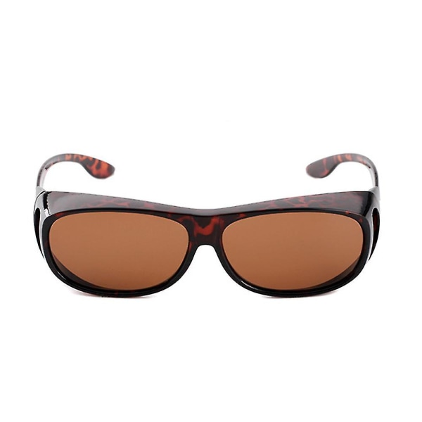 Dag/nat Kørebriller Wraparound Solbriller - Unisex Anti-glare Eyewear