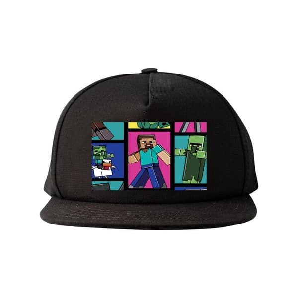 Snapback svart black one size