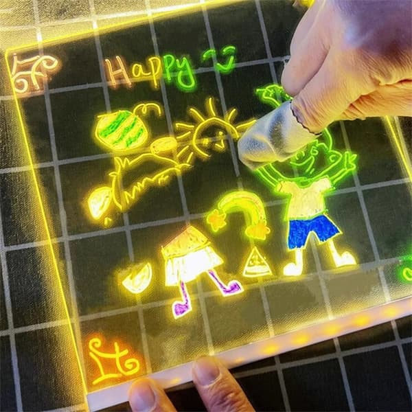 LED-piirustustaulu/ilmoitustaulu - yövalo