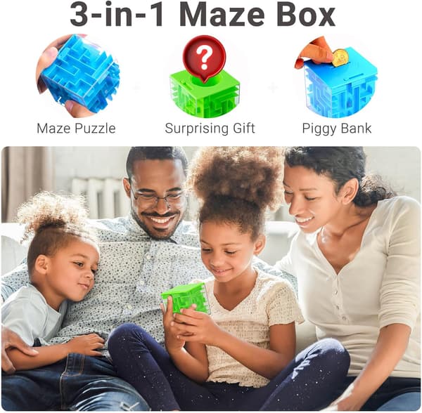 Pengar Labyrint Pusselbox (2-pack), Gör Presenter Med Kontanter Mycket Roligare