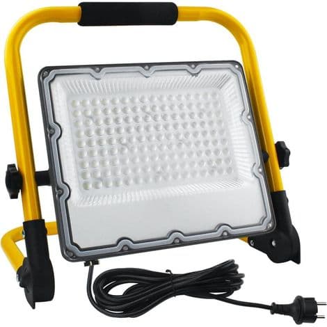 100W 10000LM IP66 LED Arbeidslys 6500K EU-plugg 4M Kabel