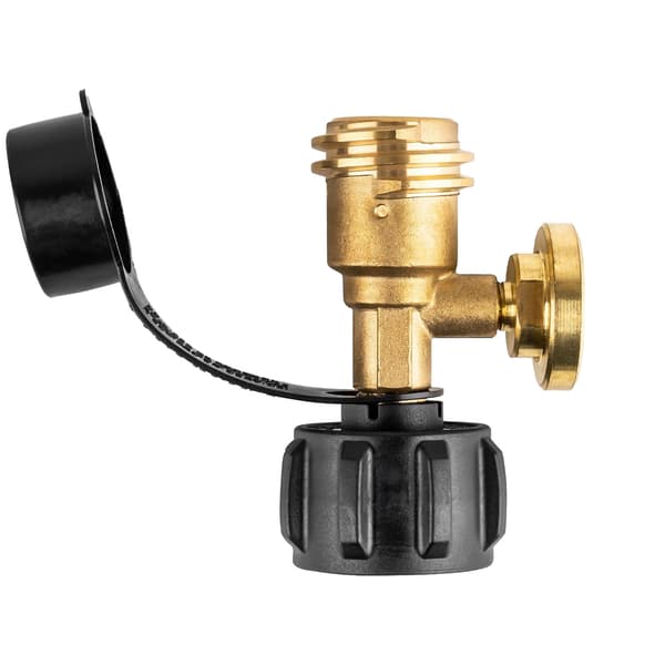YK01-2 Propan Tank Måler Niveauindikator, Solid Messing Gastrykmåler Adapter Til LPG BBQ Grill RV Camper Varmelegeme