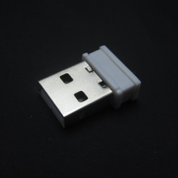 Universal 2.4g trådløs receiver USB-adapter til computermus og tastaturforbindelse white