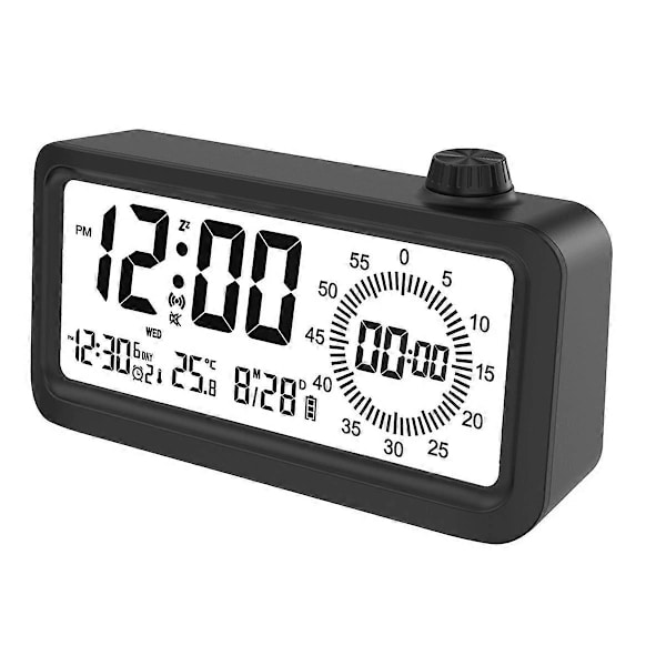 Digitalt vækkeur Visuel timer Dobbelt display nedtælling