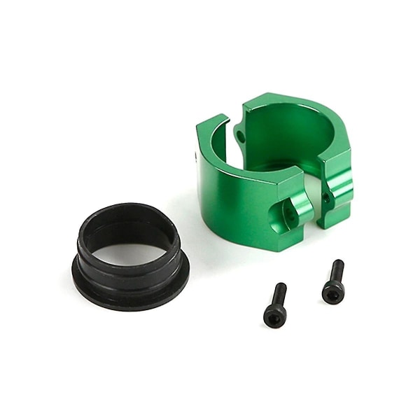 Cnc Metal Resonance Tube Clamp Kit Kompatibel 1/5 Baha Rovan King Motor Baja 5b 5t Rc Billeksaker Delar, grön