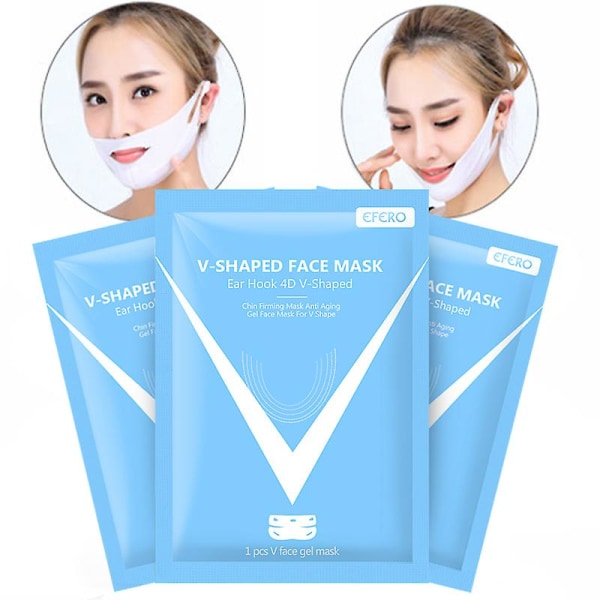 3X New Bloskin Lifting Mask Face Lifting Mask Bloskin Chin Masks V Line Double Chin Reducer Mask V Shape Facelift Mask