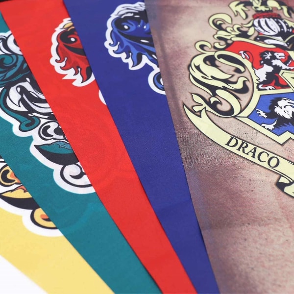 Harry Potter Gryffindor, talon banneri kaksikerroksinen seinäkoristelu juhliin Holiday Flags -sarja (4 kpl, 12 x 20 tuumaa)