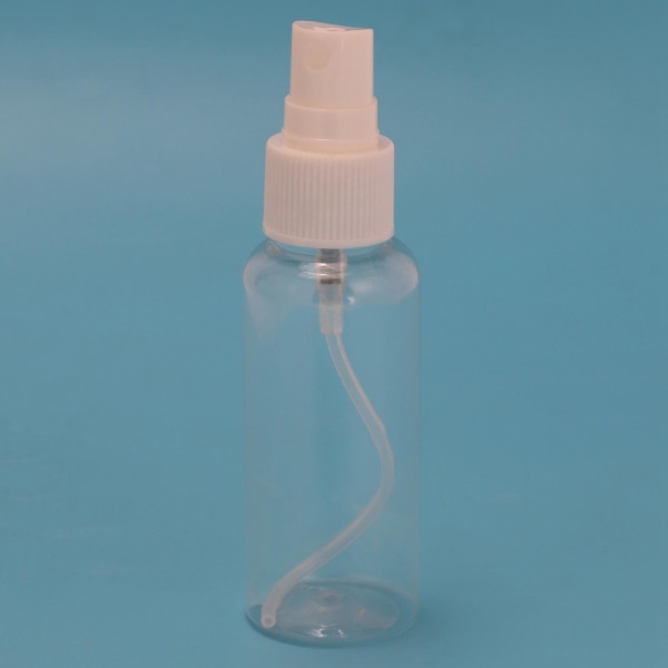 50 stk. 50 ml sprayflasker i plastik, tomme, genopfyldelige, forstøver, gennemsigtige