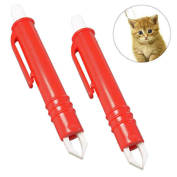 Flåtfjerner, flåtfjerner, flåttang, flåtfjerner til hunde og katte, rød