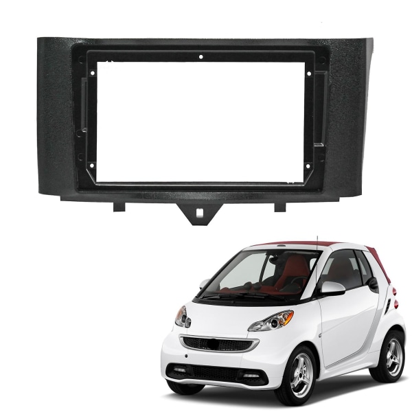 2 Din -autoradion kehyssarja Benz Smart Fortwo 2011-2015 DVD-stereorungolle, asennuskehyssarja, kojelaudan asennuskehyssarja