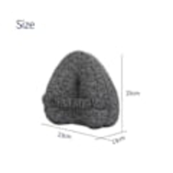 Ergonomisk Ortopedisk Benkudde i Memory Foam - Grå Knäkudde
