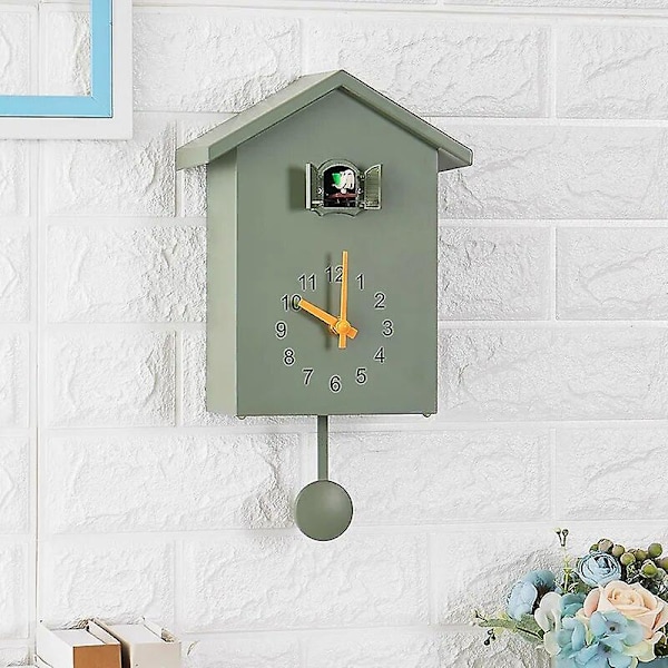 Nyt Nordisk Stil Vægur Gøgeklokke Tidszone Fugl Timevis Kimeslyd Lydløs Urmekanisme Horloge Boligindretningsartikler Kunst