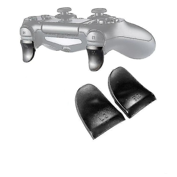 Svart 2 stk sett L2 r2 knapper Utvidelse trigger For Ps4 kontroller