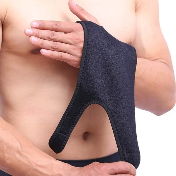 Handledsbandage - Handledsstöd för karpaltunnelsyndrom, tendinit, artrit och stukning (Höger, Medium),右