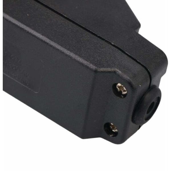 IP65 Knap Inline Ledningsafbryder Vandtæt Sort Tænd/Sluk-afbryder 30A 220V