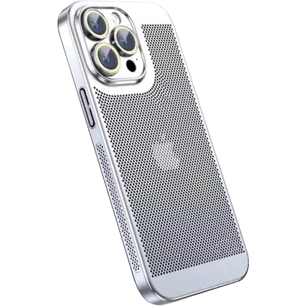 Galvanoitu lämpöä hajottava phone case, lämpöä hajottava pinnoitettu hienoreikäsuoja iPhone- case, iPhone 11 12 13 14 Pro Max (ip 15 Pro, S)