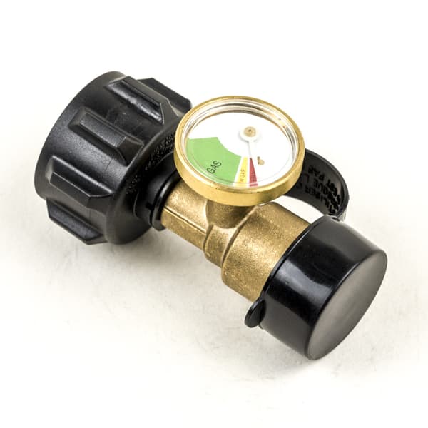 YK01-2 Propan Tank Måler Niveauindikator, Solid Messing Gastrykmåler Adapter Til LPG BBQ Grill RV Camper Varmelegeme