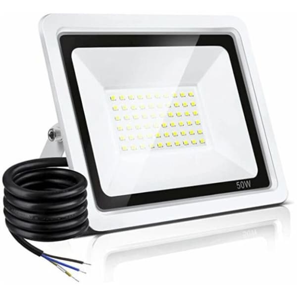 50W 10000LM 3000K Varmhvit IP66 LED Flomlys