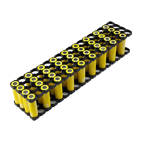 21700 Batteriholder Beslag Celle Sikkerhed Anti Vibration Plast Batteri Beslag Til 21700 Batterier 20 Pakke