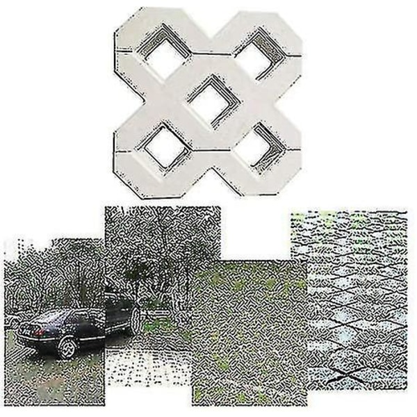 Rion mold, tee itse Mold Neliönmuotoinen Puutarha Muovinen Betonipolku Päällystystiili Mold (40x40cm)