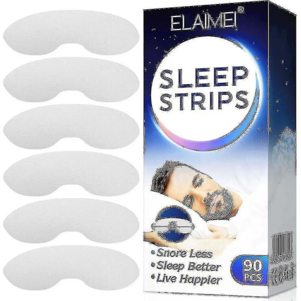 90 Stk Sleep Lip Tapes Lukkemund Søvnstrimler til at sove