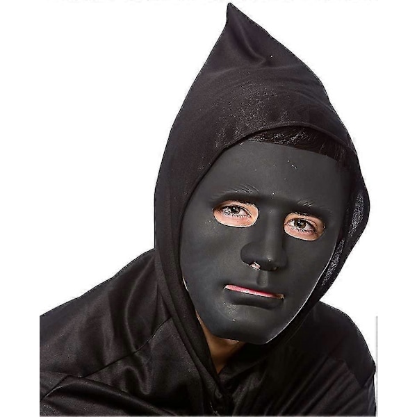 Hip-Hop Dansmask Cosplay Mask För Halloween Maskerad - Svart