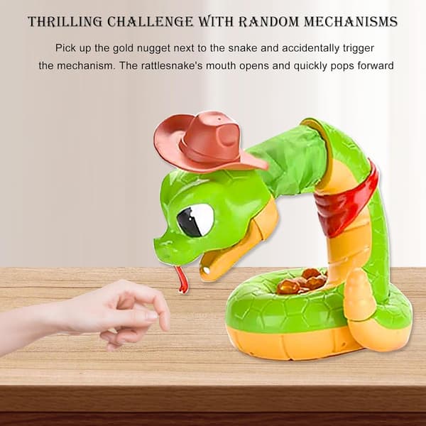 Ormspel, Skallerorm Jake Spel, Rattle Heist Spel För Vuxna Barn, Skräck Dekompression Ormattack Spel, Induktionsutlösande Ormspel