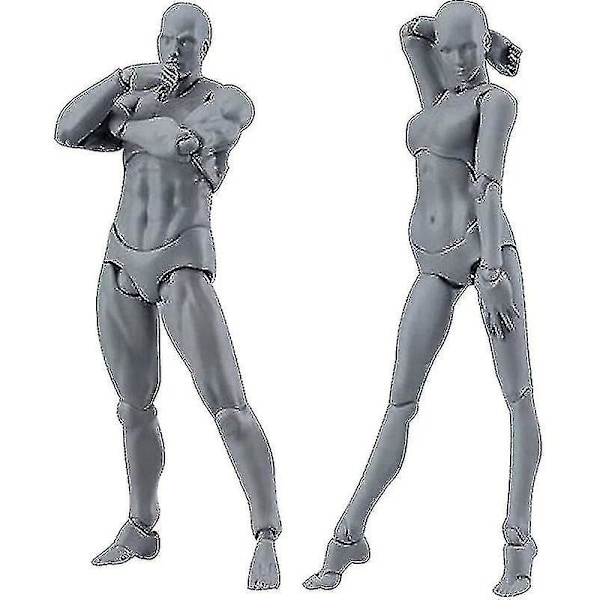 Bevegelig Mannequin Actionmodell - PVC Tegnedukker Deler/Sett for Skrivebordsdekorasjon og Skisse