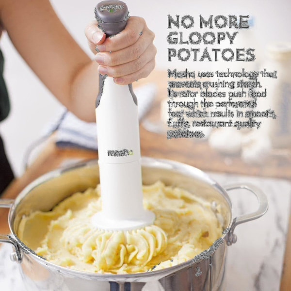 Elektrisk potatisstötare blender 3-i-1 multi Puréer vispar | Immersionsblandare | Perfekt blandar & puréer baby | Grönsaker & Pota