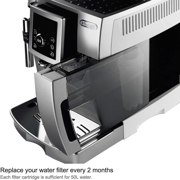 Vattenfilter Dlsc002, patron med aktivt kol Vattenfilter kompatibelt med Ecam, Esam, Etam, Bco, Ec kaffemaskiner. (paket med 6)