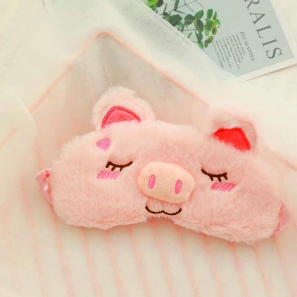 Pink Piggy Pig Eye Mask For Sleeping Funny Sleeping Mask Adult Children Sleeping Mask