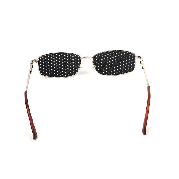 Metall Pinhole Glasögon Övningsglasögon Synförbättring för synträning