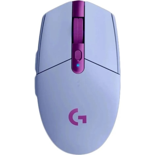 Logitech G305 LIGHTSPEED Trådløs Gamingmus, Hero 12K Sensor, 12000 DPI, Lettvekt, 6 Programmerbare Knapper, 250 Timer Batterilevetid, Lilla