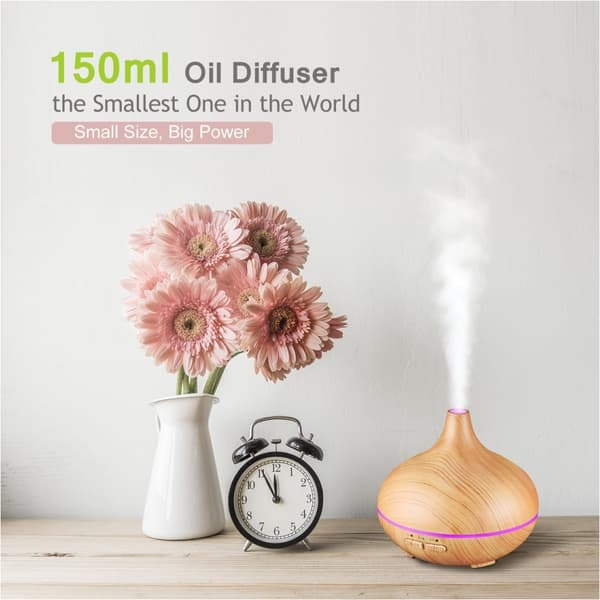 150 ml Luftfukter med Aromaterapi og Løktre-design