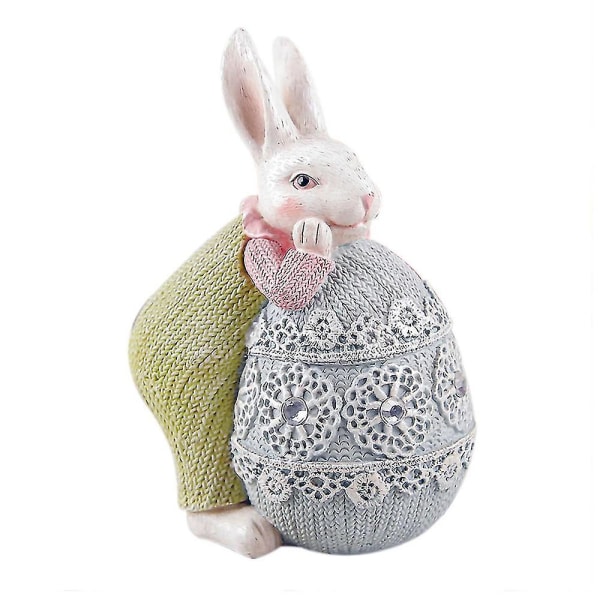 Ferie Desktop Dekoration Bunny Ornament Påskegave Sød kanin Room717