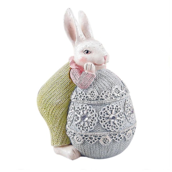 Holiday Desktop Decoration Bunny Ornament Easter Gift Cute Rabbit Room717