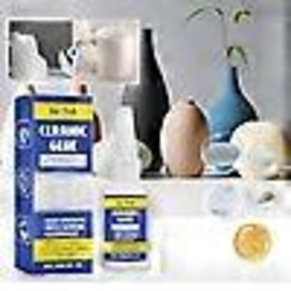 30 ml Keramisk Lim til reparation af porcelæn og keramik, øjeblikkelig stærk lim