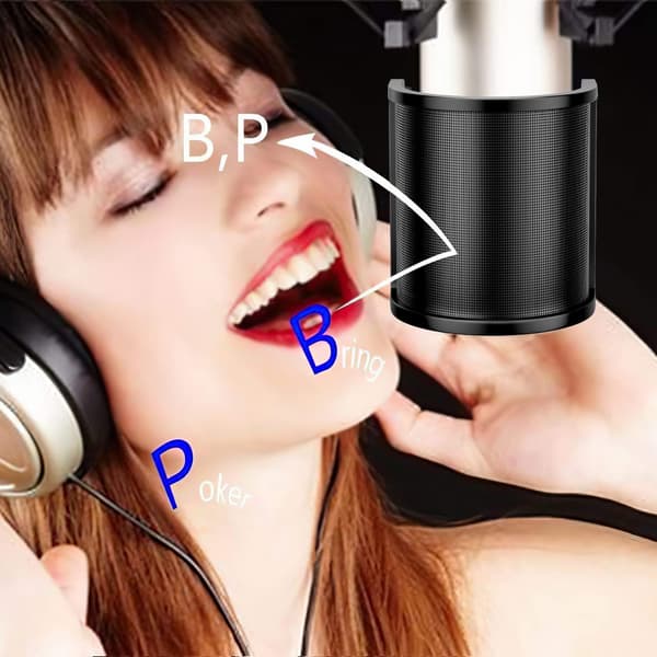 Pop-suodatin, musta