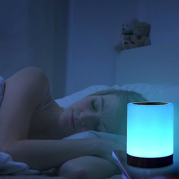 Natlampe, Berøringslampe Til Soveværelser Stue Bærbar Bord Sengelampe Med Genopladeligt Internt Batteri