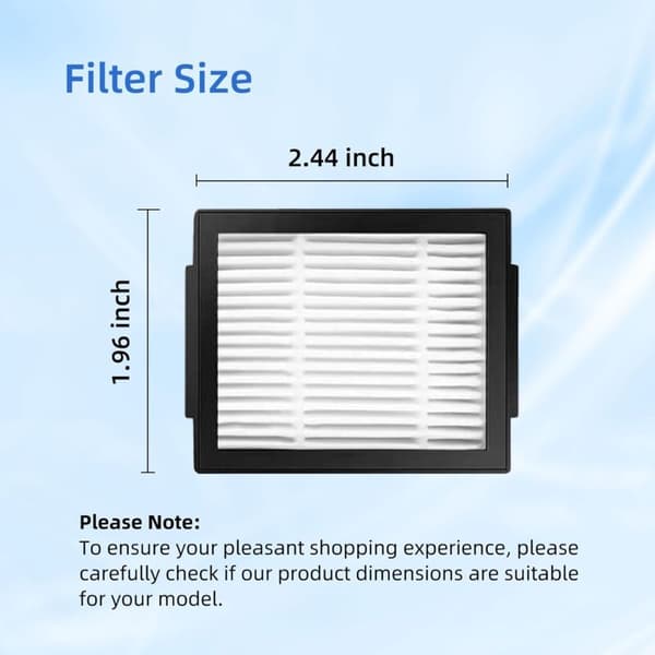 12 stk. vakuumfilter passer til iRobot E/I/J-serien i1/i3/i5/i6/i7/E5/E6/J7